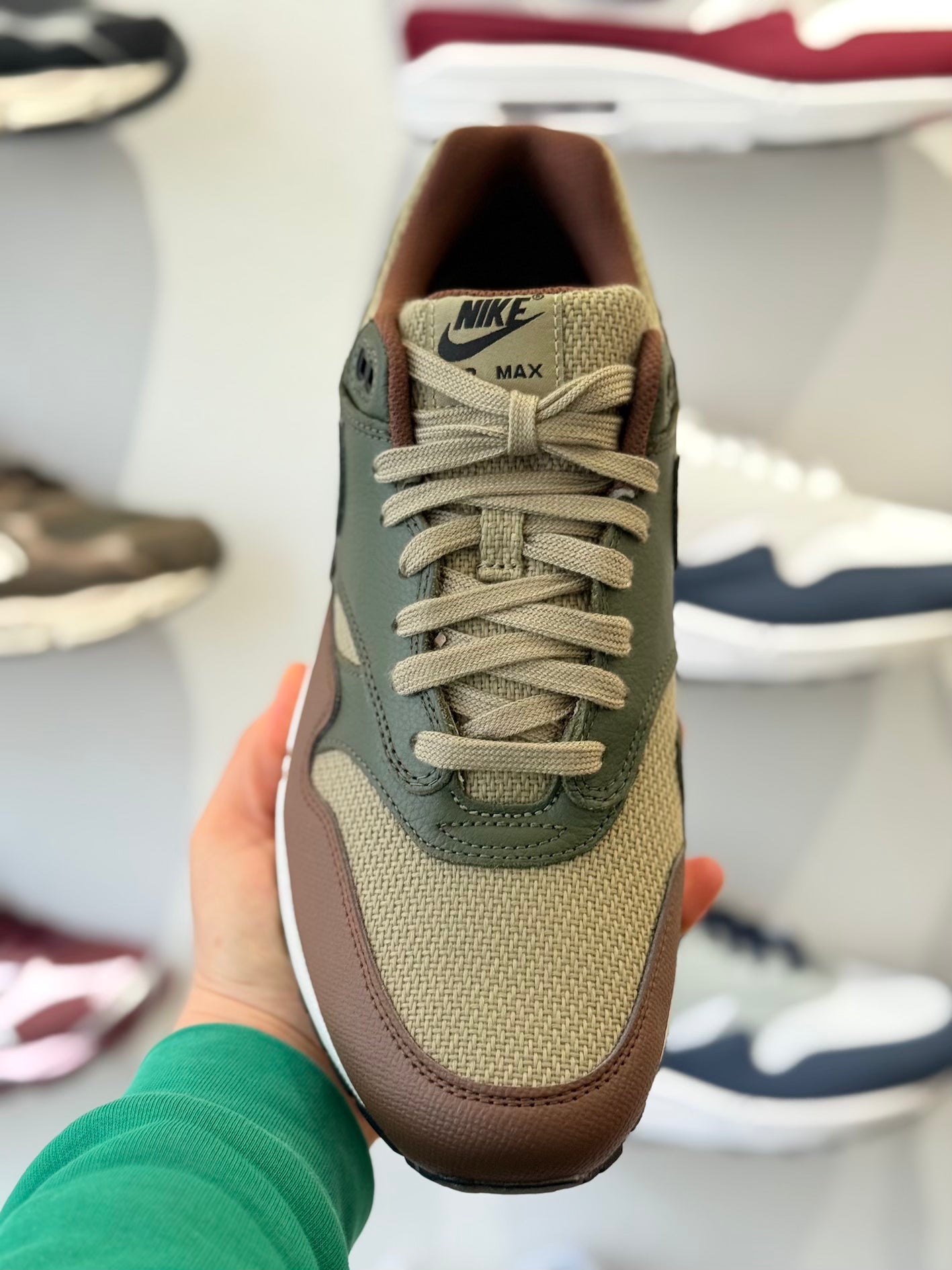 Nike Air Max 1 Essential PRM Neutral Olive Cacao Wow