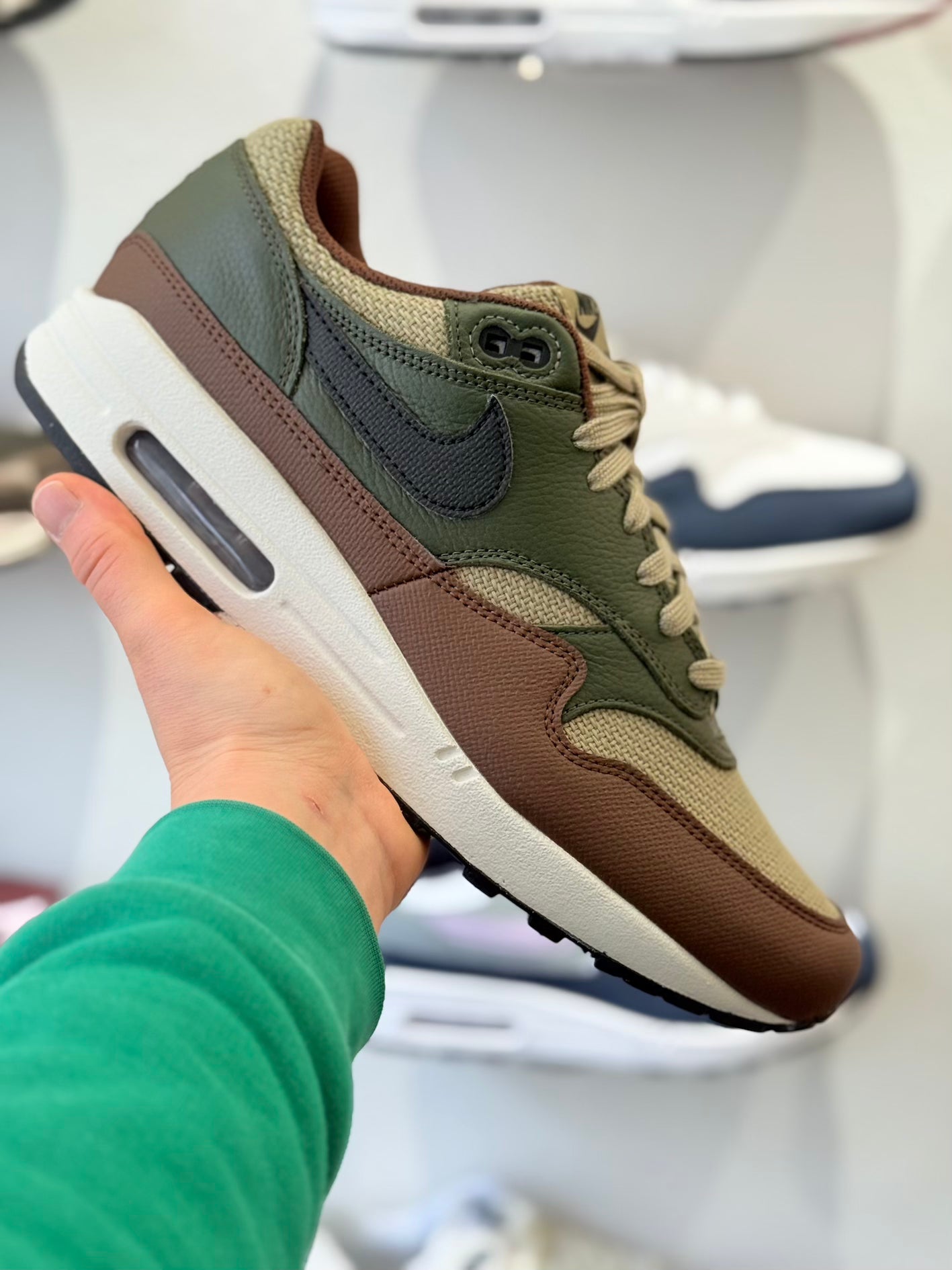 Nike Air Max 1 Essential PRM Neutral Olive Cacao Wow