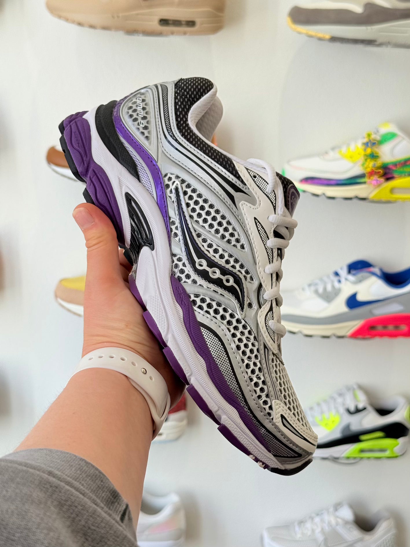 Saucony Progrid Omni 9 Silver/Purple