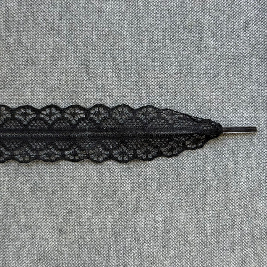 Veters Kant 'Zwart' 120 cm